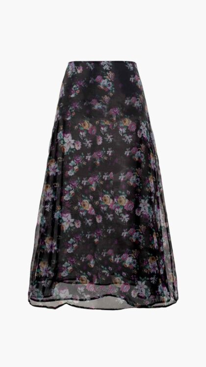 Carlos Kremmer - floral tapestry skirt, Floral classic tapestry skirt