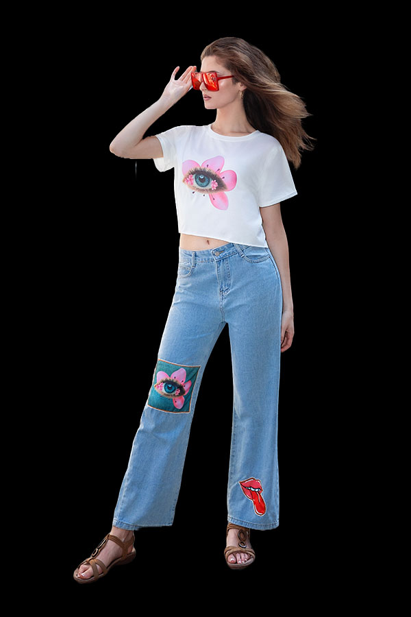ladies denim jeans